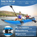 Premium 12FT 2-Person Inflatable Tandem Kayak Kit With Pump And Paddles (SAK94816) - Saksby Wholesale - Seat Installation