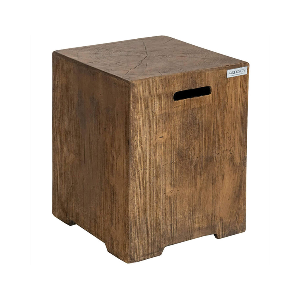 Premium 16-Inch Outdoor Hideaway Table Cover For Standard 20 LBS Propane Tank (SAK73142) - Saksby Wholesale - Front View