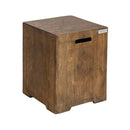 Premium 16-Inch Outdoor Hideaway Table Cover For Standard 20 LBS Propane Tank (SAK73142) - Saksby Wholesale - Front View