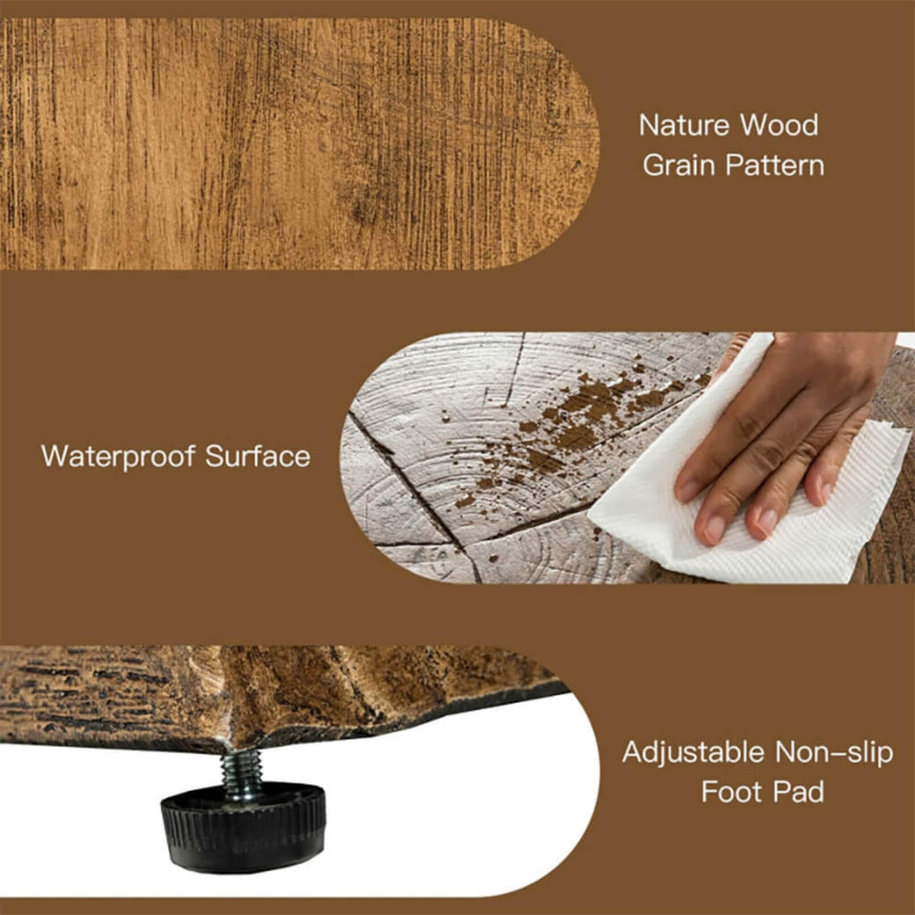 Premium 16-Inch Outdoor Hideaway Table Cover For Standard 20 LBS Propane Tank (SAK73142) - Saksby Wholesale - Material And Foot Pad Details