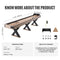 Premium 2-in-1 Shuffleboard Game Table Set With Bowling Combo (SAK81698) Saksby - 11ft Dimensions