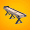 Premium 2-in-1 Shuffleboard Game Table Set With Bowling Combo (SAK81698) Saksby - Front View On Orange Background