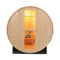 Premium All-Weather Outdoor Pinewood Barrel Sauna Kit With 4.5KW Heater And Tempered Glass Window (SAK91462)