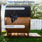 Premium All-Weather Outdoor Pinewood Barrel Sauna Kit With 4.5KW Heater And Tempered Glass Window (SAK91462)
