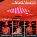 Premium 2-Person Indoor Infrared Sauna With Red Light Therapy And Himalayan Salt Rocks (SAK67305) - Saksby Wholesale - Dual Benefits