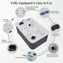 Premium 2-Person Outdoor Hot Tub With 15 Stainless Steel Jets (SAK92015) - Components