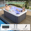 Premium 2-Person Outdoor Hot Tub With 15 Stainless Steel Jets (SAK92015) - Fully Equipped