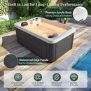 Premium 2-Person Outdoor Hot Tub With 15 Stainless Steel Jets (SAK92015) - Long-lasting Performance