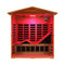 Luxury 3-Person Outdoor Mahogany Full Spectrum Ultra-Low EMF FAR Infrared Sauna With Chromotherapy And Bluetooth Speakers (SAK83460)