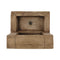 Premium 35 Inch Hand-Crafted Weather-Resistant Waterfall Fountain With LED Lights (SAK86757) - Saksby Wholesale - Top View