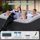Premium 4-Person Outdoor Hot Tub With 23 Stainless Steel Jets (SAK29185) - Saksby Wholesale - Fully Equipped