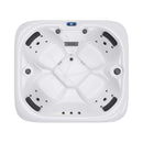 Premium 4-Person Outdoor Hot Tub With 23 Stainless Steel Jets (SAK29185) - Saksby Wholesale - Top View On White Background