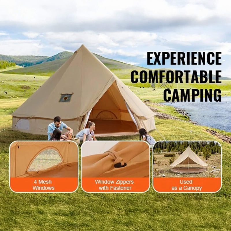 SHOP CAMPING CANVAS BELL YURT TENT