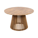Premium 5-Piece Outdoor Acacia Wood Patio Furniture Set With Braided Dining Chairs, Cushions, And Dining Table (SAK26754) - Saksby Wholesale - Table Only Details