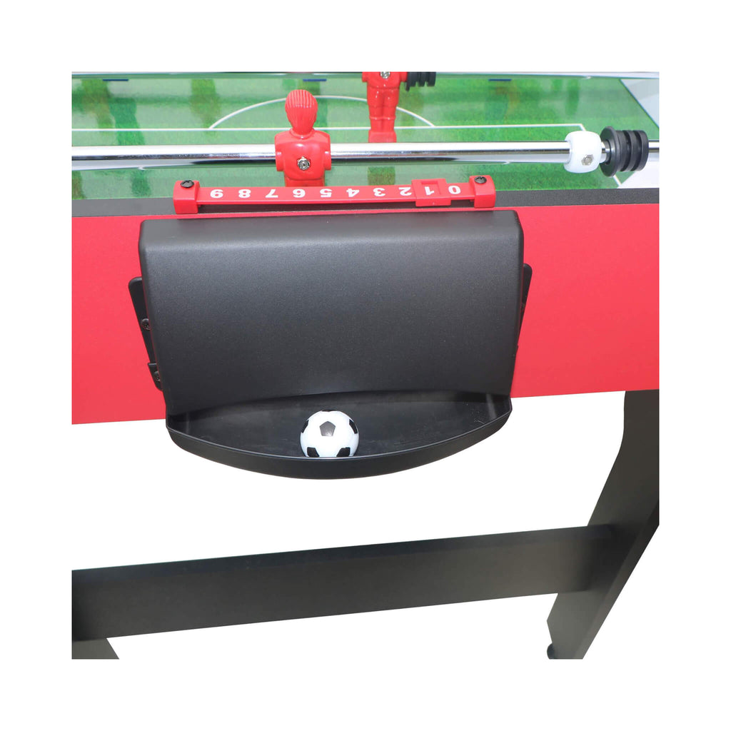 Premium 5FT Indoor Soccer Foosball Table For Kids And Adults (SAK78072) - Sasksby Wholesale - Ball Catchers View