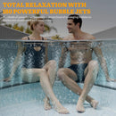 Premium 6-Person Inflatable Drop-Stitch Hot Tub With 180 Massage Jets (SAK87132) - Saksby Wholesale - 180 Bubble Jets
