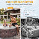Premium 6-Person Inflatable Drop-Stitch Hot Tub With 180 Massage Jets (SAK87132) - Saksby Wholesale - Drop-Stitch