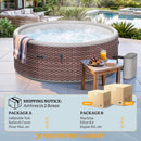 Premium 6-Person Inflatable Drop-Stitch Hot Tub With 180 Massage Jets (SAK87132) - Saksby Wholesale - Packaging