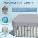 Premium 6-Person Portable Inflatable Hot Tub With 130 Massage Jets And 6 Filter Cartridges (SAK82109) - Saksby Wholesale - Meticulous Craftsmanship