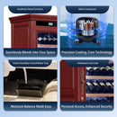 Nuvia Premium 69-Bottle Wooden Wine Cooler Cabinet With Built-In Storage (SAK17539) - Saksby Wholesale - Features