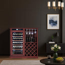Nuvia Premium 69-Bottle Wooden Wine Cooler Cabinet With Built-In Storage (SAK17539) - Saksby Wholesale - Lifestyle In Living Room