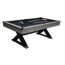 Premium 7ft Wood Billiards Pool Snooker Table Game Set With X-Shaped Legs SAK32091 Saksby -  Right Corner View