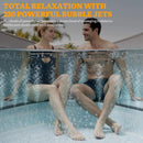 Premium 8-Person Inflatable Drop-Stitch Hot Tub With 220 Massage Jets (SAK78596) - Saksby Wholesale - 220 Bubble Jets