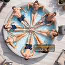 Premium 8-Person Inflatable Drop-Stitch Hot Tub With 220 Massage Jets (SAK78596) - Saksby Wholesale - Dimensions