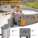 Premium 8-Person Inflatable Drop-Stitch Hot Tub With 220 Massage Jets (SAK78596) - Saksby Wholesale - Smart Control