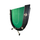 Premium 94-Inch Foldable 10-Player Poker Table With Wheels (SAK43087) - Saksby Wholesale - Folded View