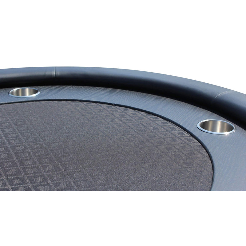 Premium 96 Inch Oval Poker Table With Racetrack And Chips Tray (SAK66823) - Saksby Wholesale - 
Armrest Design Details