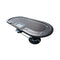 Premium 96 Inch Oval Poker Table With Racetrack And Chips Tray (SAK66823) - Saksby Wholesale - White Background