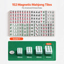 Premium Automatic Foldable Mahjong Table With Wheels And Two Sets Of Tiles (SAK92307) - Saksby Wholesale - 152 Magnetic Tiles