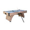 Premium Billiards Pool Wood Table For Home Game Rooms 7ft (SAK14517) Saksby - Corner View With Cue Sticks