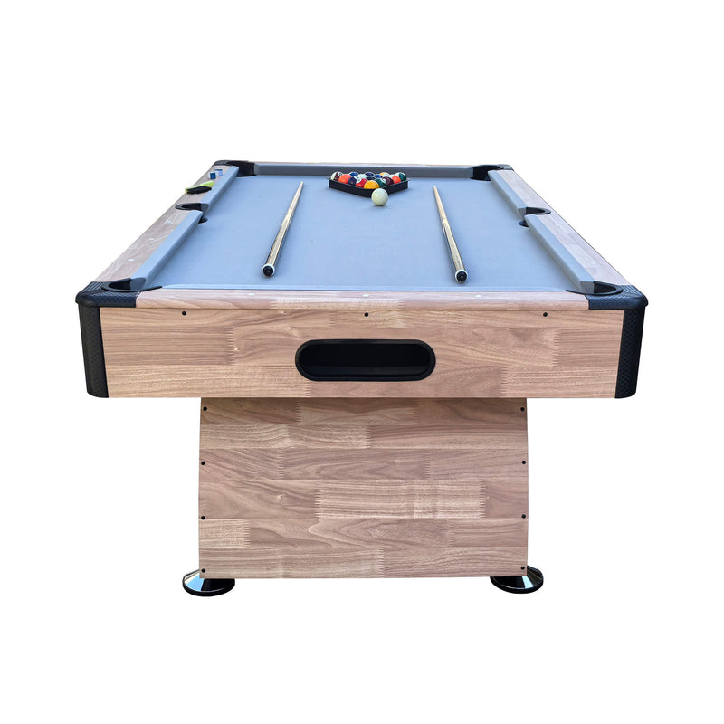 Premium Billiards Pool Wood Table For Home Game Rooms 7ft (SAK14517) Saksby - Short Side View