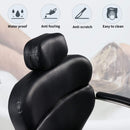 Premium Black PU Leather Reclining Barber Chair With Hydraulic Pump (SAK53892) - Saksby Wholesale - Chair View