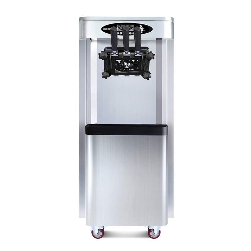 Premium Commercial 3-Flavor Dual Hopper Ice Cream Machine (SAK56917) SAKSBY - Front View