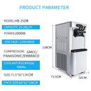 Premium Commercial 3-Flavor Dual Hopper Ice Cream Machine (SAK56917) SAKSBY - Specifications View