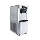 Premium Commercial Vertical 2000W 3-Flavor Soft Ice Cream Machine With Dual 6L Hoppers, 25-30L/H (SAK93406) - Saksby Wholesale - Left Side View