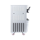 Premium Commercial Vertical 2000W 3-Flavor Soft Ice Cream Machine With Dual 6L Hoppers, 25-30L/H (SAK93406) - Saksby Wholesale - Side View