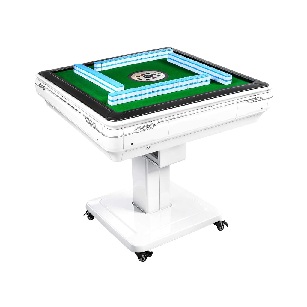 Premium Foldable 4-Player Automatic Mahjong Table With 2 Tile Sets (SAK57230) - Saksby Wholesale - Corner View