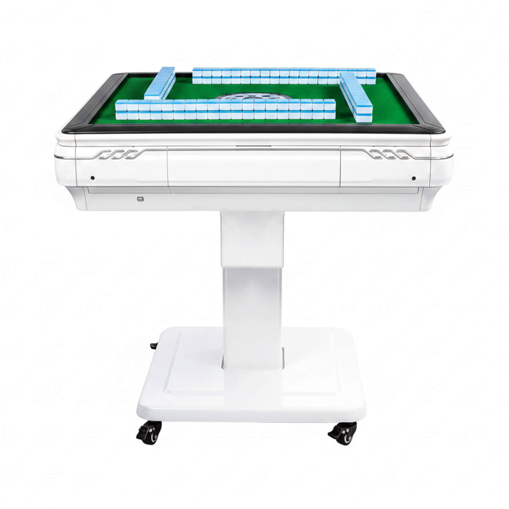 Premium Foldable 4-Player Automatic Mahjong Table With 2 Tile Sets (SAK57230) - Saksby Wholesale - Front View