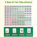 Premium Foldable 4-Player Automatic Mahjong Table With 2 Tile Sets (SAK57230) - Saksby Wholesale - Tiles