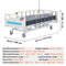 Premium Full Electric 3-Function Medical ICU Hospital Bed, 440LBS (SAK15624)