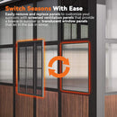 Premium Hardtop Aluminum Sunroom Solarium With TV Mount And Sliding Doors (SAK60439)  - Saksby Wholesale - Switch Seasons