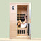 Premium Hemlock Wood Two Person FAR Infrared Sauna Room W/ Glass Door, 1750W (96081525) - Front View