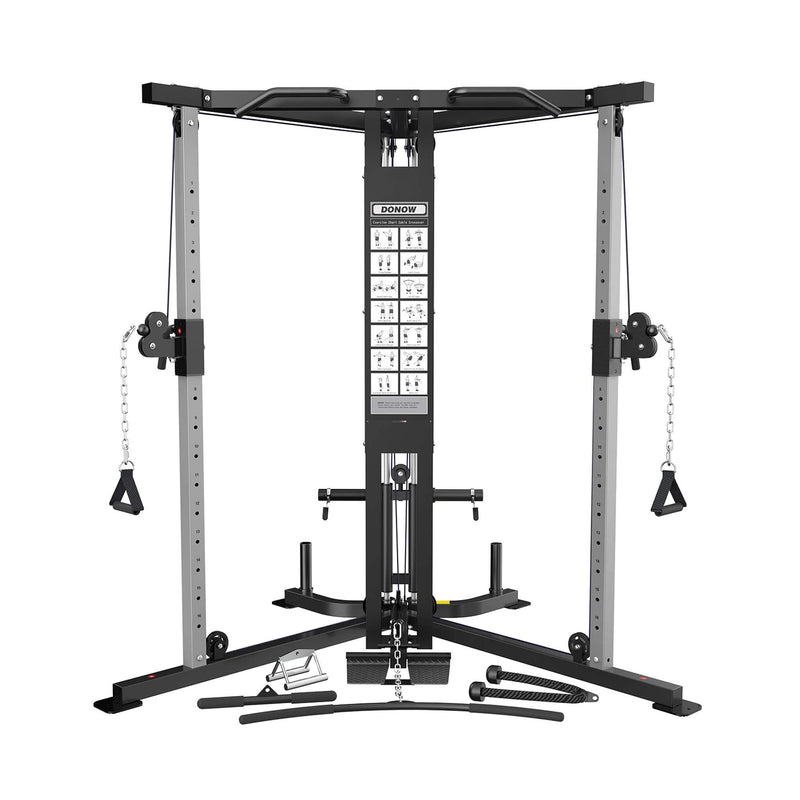 Premium Home Cable Crossover Full Body Workout Fly Machine, 350LBS (SAK06341) - Saksby Wholesale - Front View