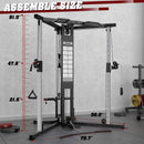 Premium Home Cable Crossover Full Body Workout Fly Machine, 350LBS (SAK06341)