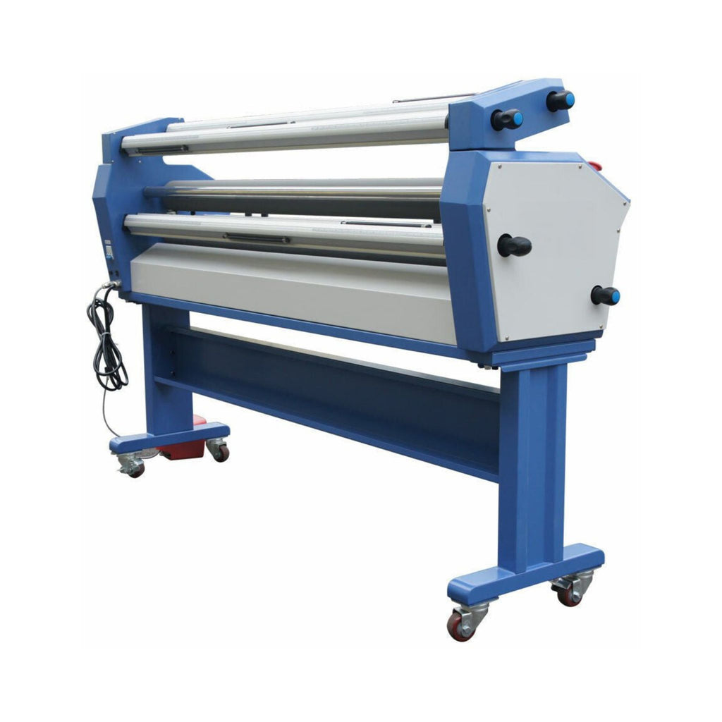 Premium Large Industrial Full-Auto Wide Format Cold Laminator Machine W/ Trimmer (SAK20584) - Saksby Wholesale - Side View