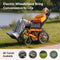 Premium Lightweight Electric Full Reclining Motorized Foldable Wheelchair (SAK91516) Saksby - All Terrain